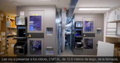 Caso de éxito Farmacia Prado. 2 Robots con cargador automático + Aerocom (Video)